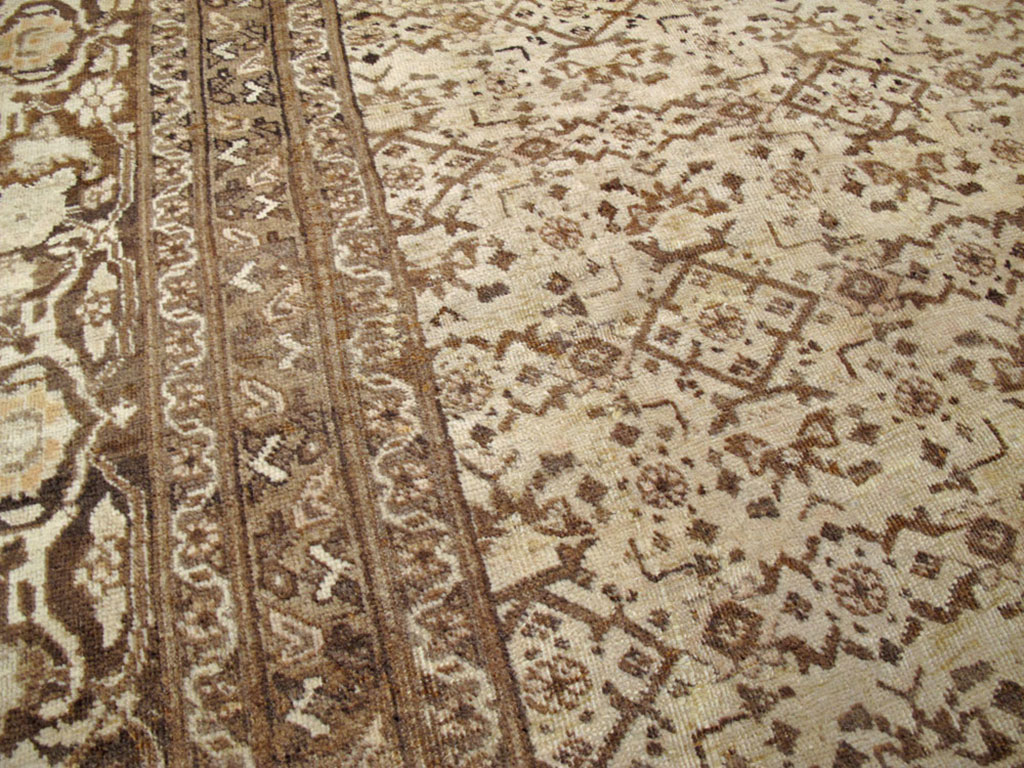 Antique Persian Tabriz Carpet, No.17777 - Staging