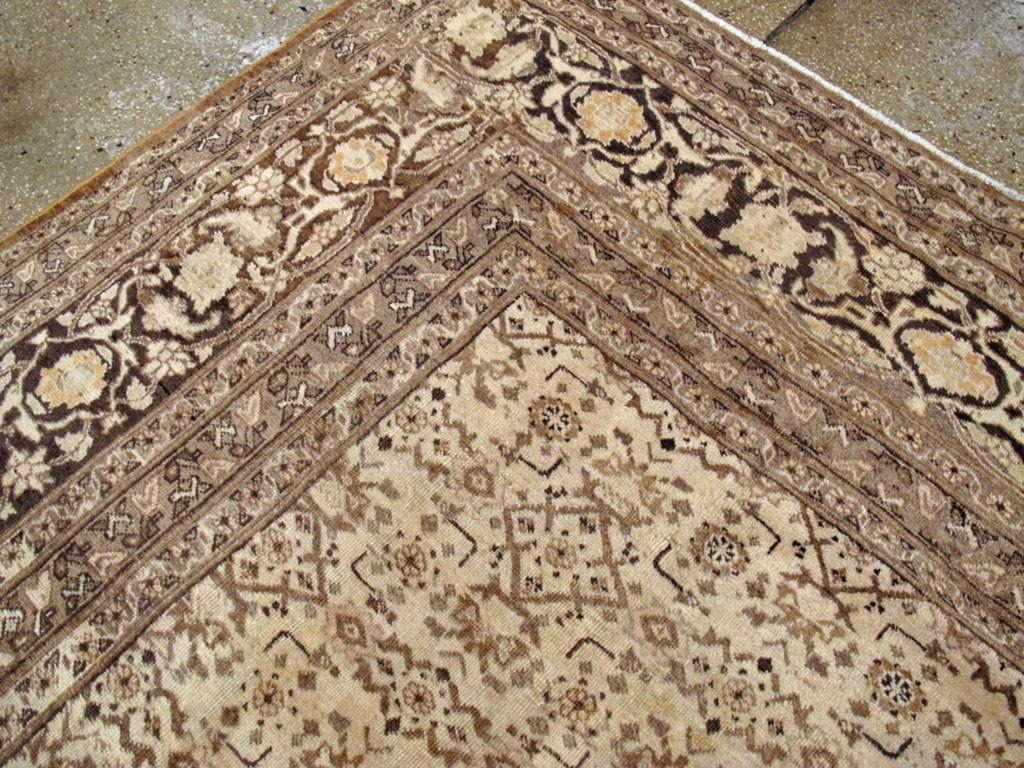 Antique Persian Tabriz Carpet, No.17777 - Staging