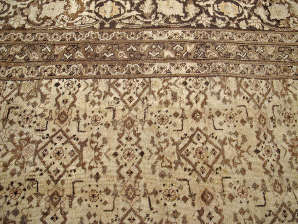Antique Persian Tabriz Carpet, No.17777 - Staging
