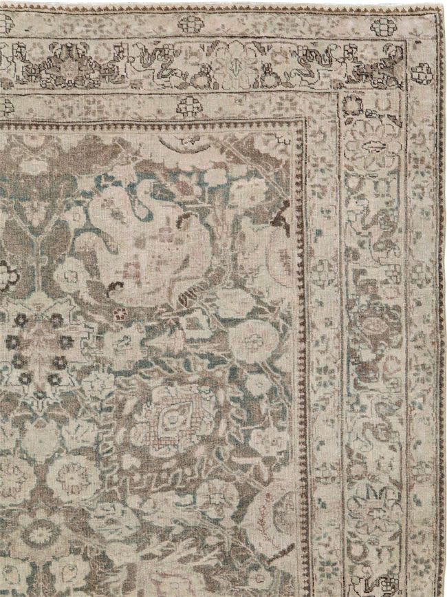 Antique Persian Tabriz Long and Narrow Carpet, No.17782 - Staging