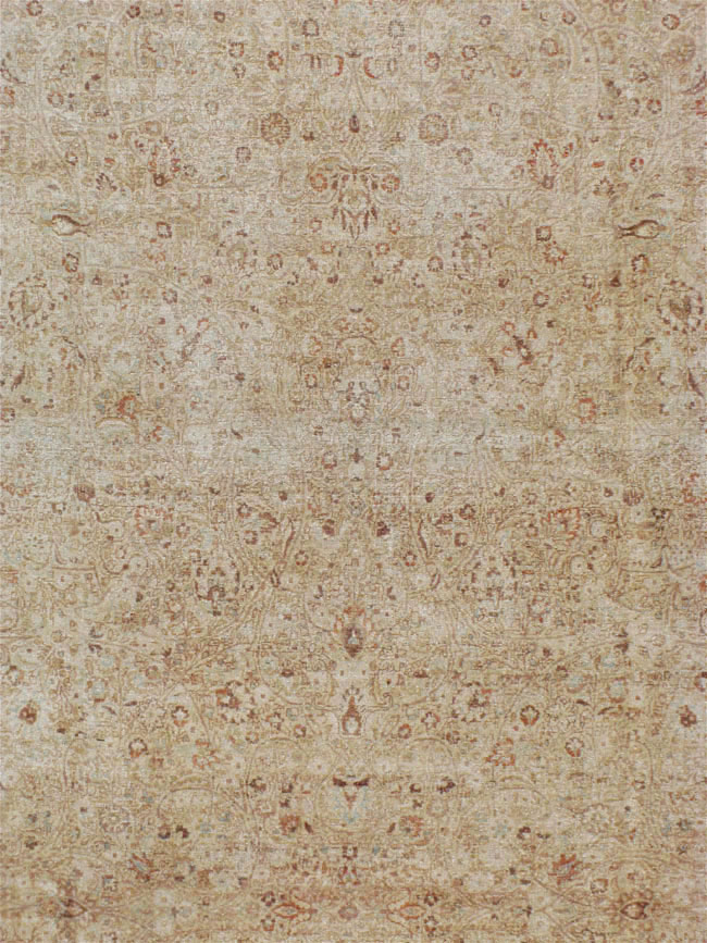 Antique  Persian Mashad Carpet, No.17784 - Staging