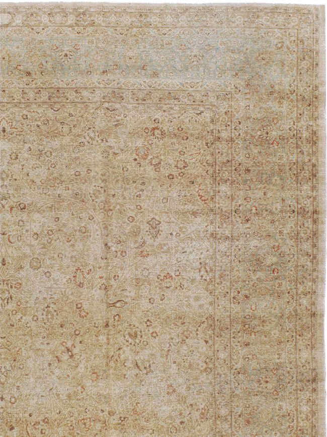 Antique  Persian Mashad Carpet, No.17784 - Staging