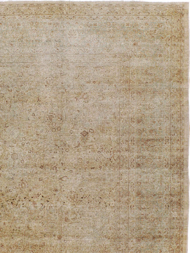 Antique  Persian Mashad Carpet, No.17784 - Staging