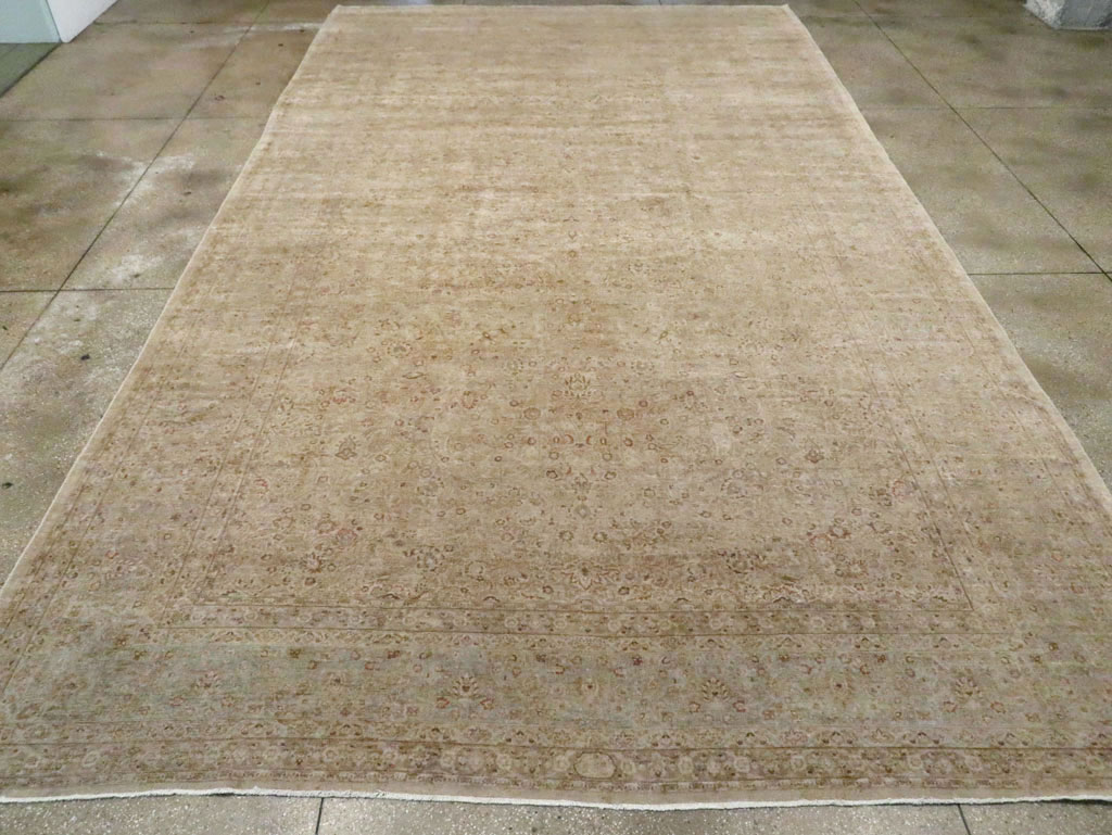 Antique  Persian Mashad Carpet, No.17784 - Staging