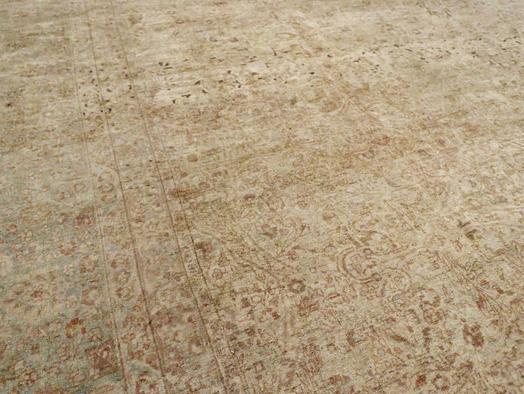 Antique  Persian Mashad Carpet, No.17784 - Staging