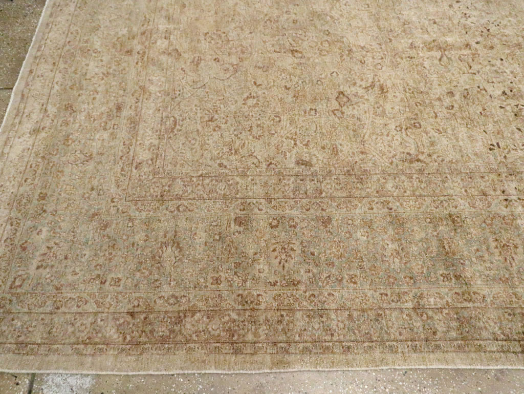 Antique  Persian Mashad Carpet, No.17784 - Staging
