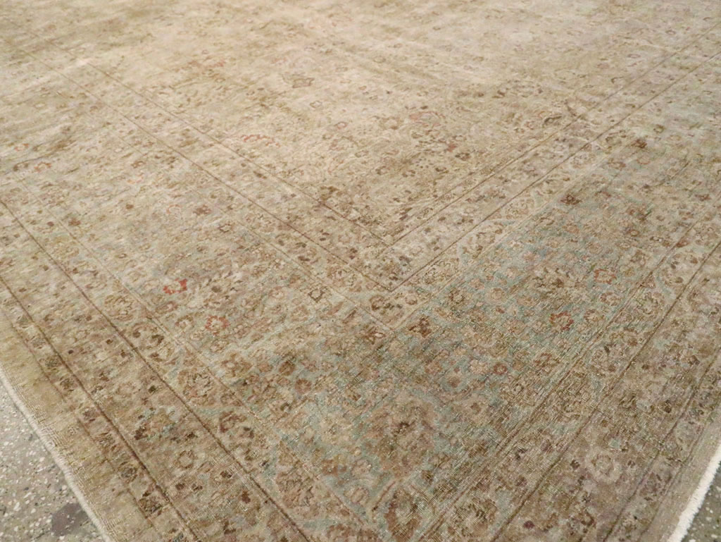 Antique  Persian Mashad Carpet, No.17784 - Staging