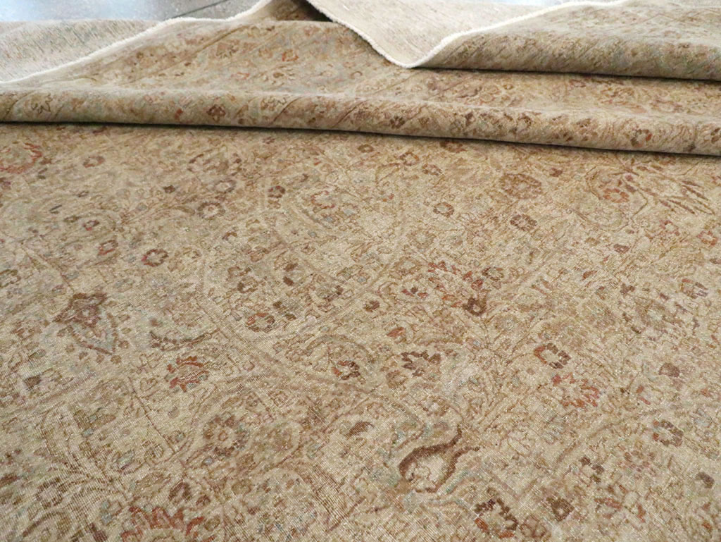 Antique  Persian Mashad Carpet, No.17784 - Staging