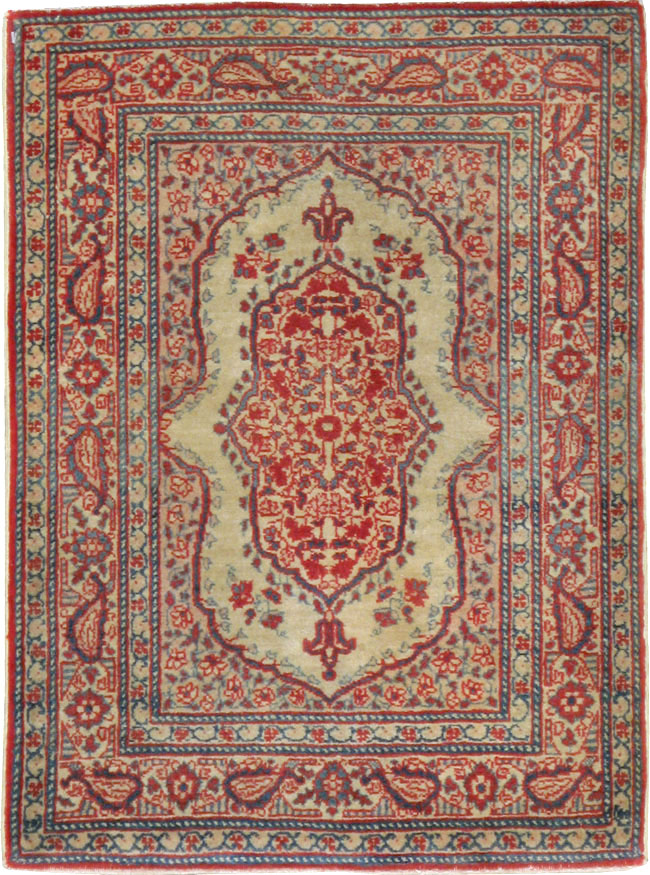 Antique Persian Tabriz Hagi Jalili Rug, No.17787 - Staging