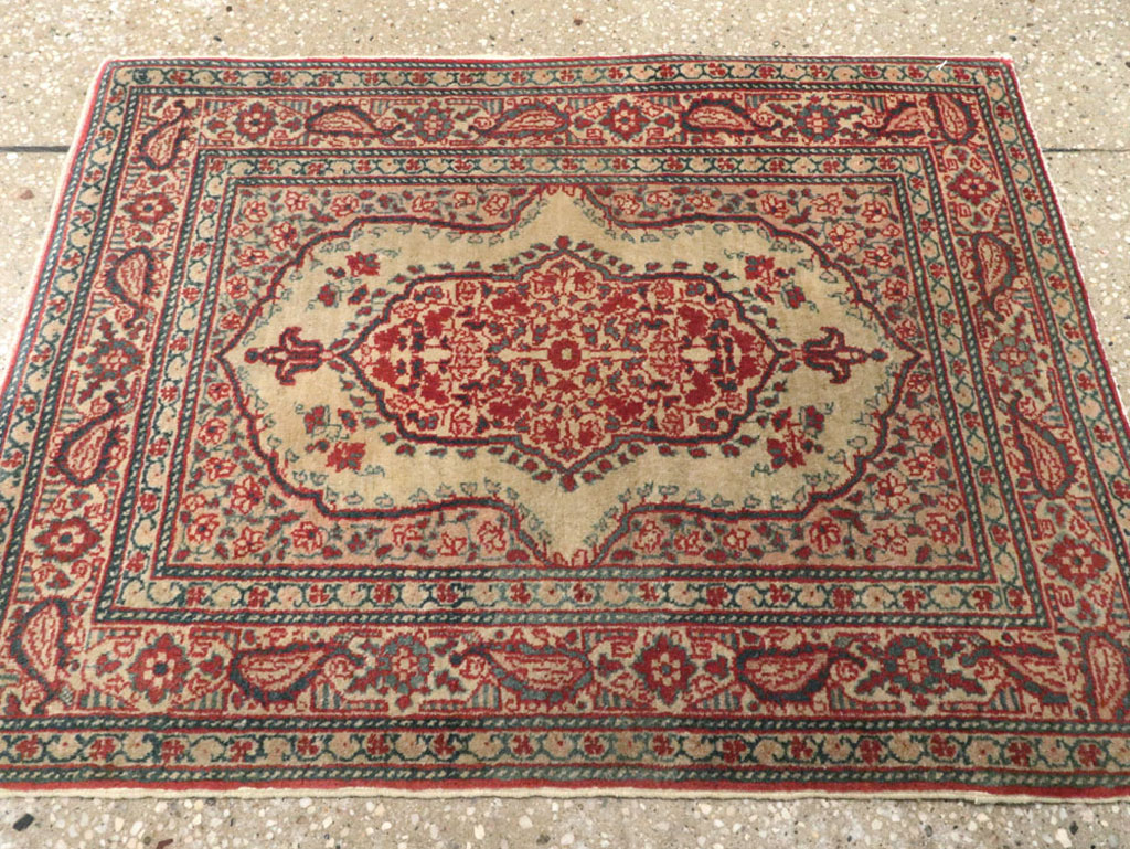 Antique Persian Tabriz Hagi Jalili Rug, No.17787 - Staging