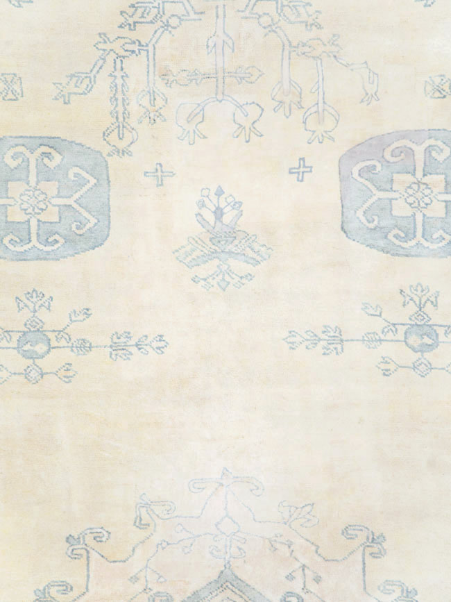 Vintage Cotton Agra Carpet, No.17799 - Staging