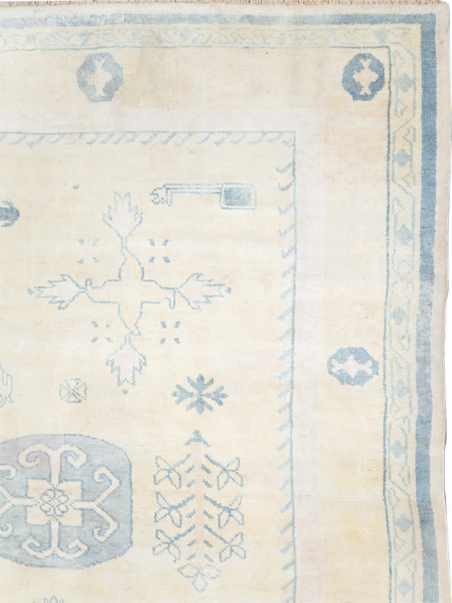 Vintage Cotton Agra Carpet, No.17799 - Staging