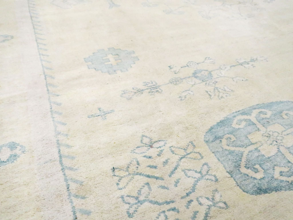 Vintage Cotton Agra Carpet, No.17799 - Staging
