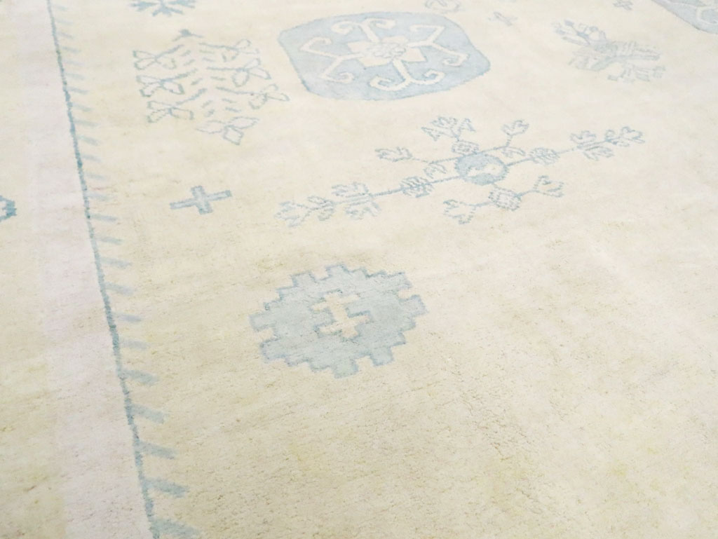 Vintage Cotton Agra Carpet, No.17799 - Staging