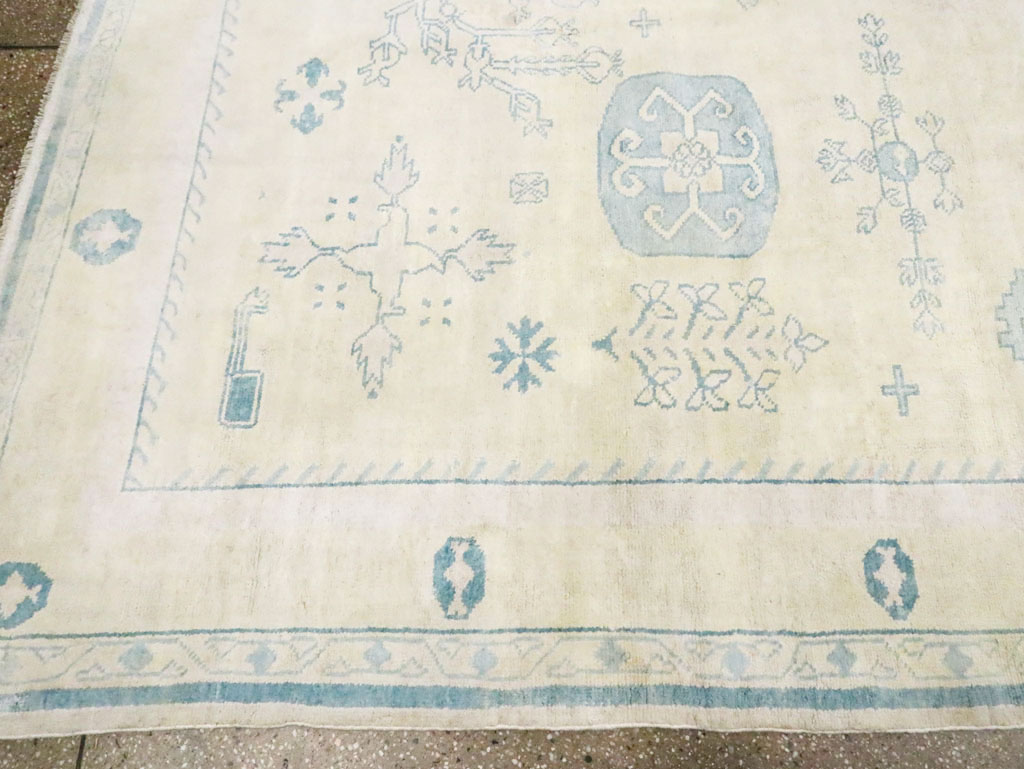 Vintage Cotton Agra Carpet, No.17799 - Staging