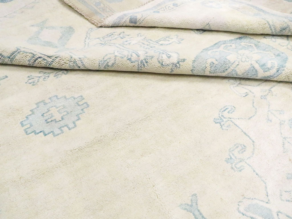 Vintage Cotton Agra Carpet, No.17799 - Staging