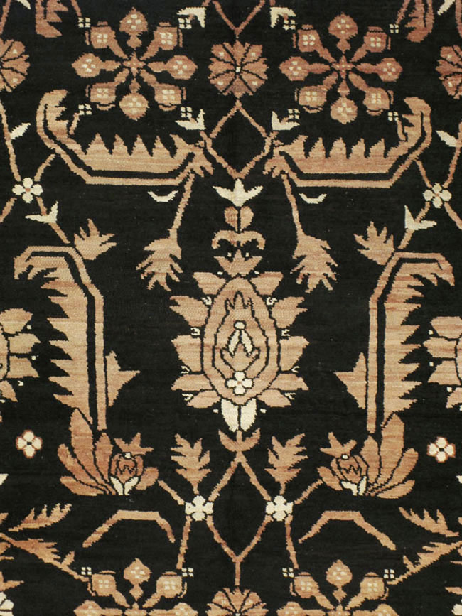 Vintage Indian Cotton Agra Carpet, No.17808 - Staging