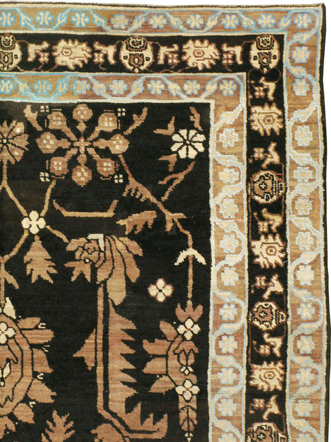Vintage Indian Cotton Agra Carpet, No.17808 - Staging