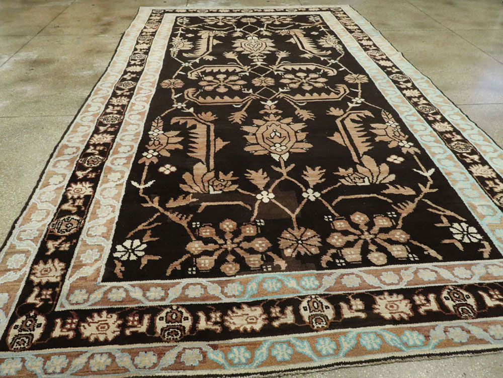 Vintage Indian Cotton Agra Carpet, No.17808 - Staging