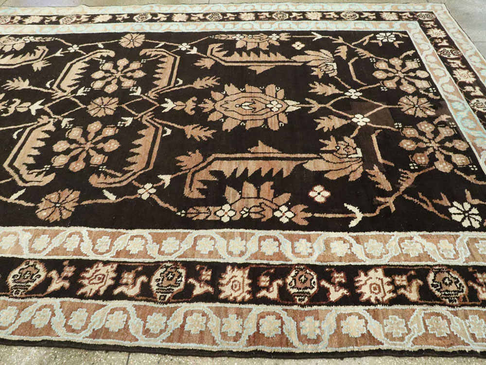 Vintage Indian Cotton Agra Carpet, No.17808 - Staging