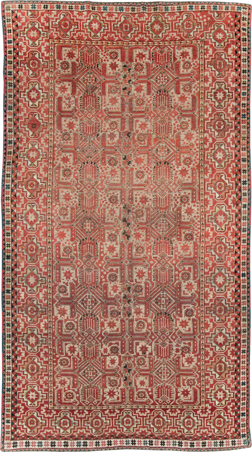 Antique Beshir Carpet, No.17837 - Staging