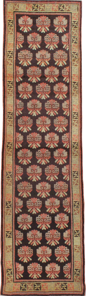 Vintage East Turkestan Khotan Runner, No.17909 - Staging