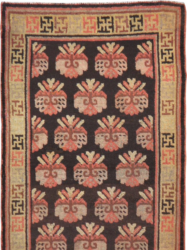 Vintage East Turkestan Khotan Runner, No.17909 - Staging