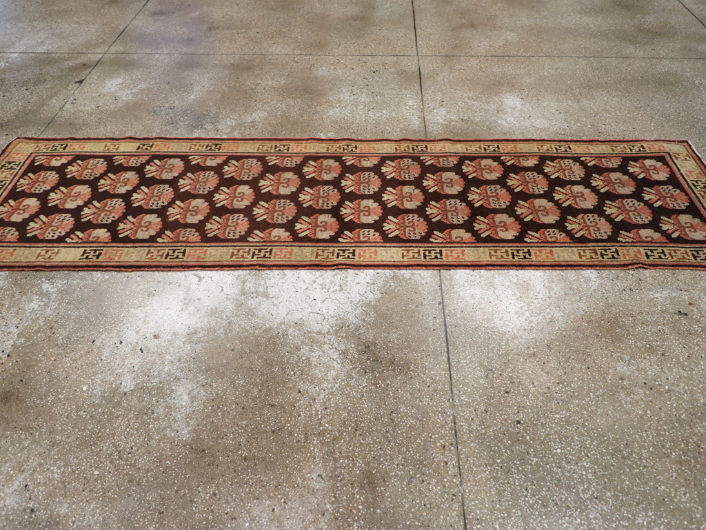Vintage East Turkestan Khotan Runner, No.17909 - Staging