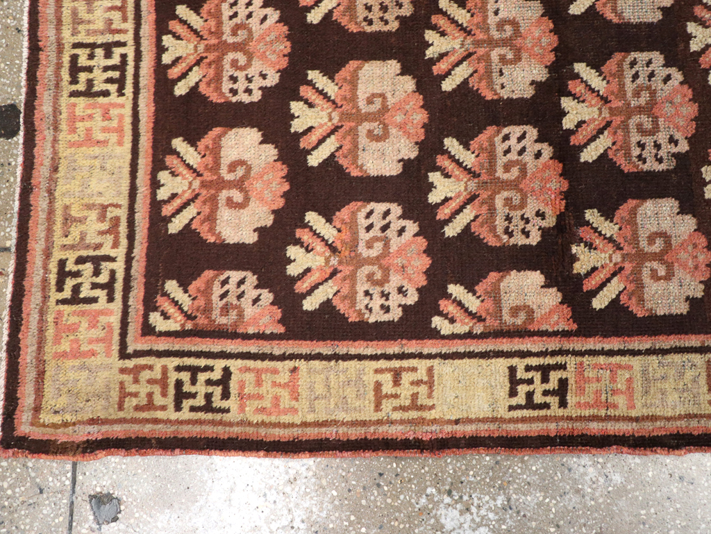 Vintage East Turkestan Khotan Runner, No.17909 - Staging