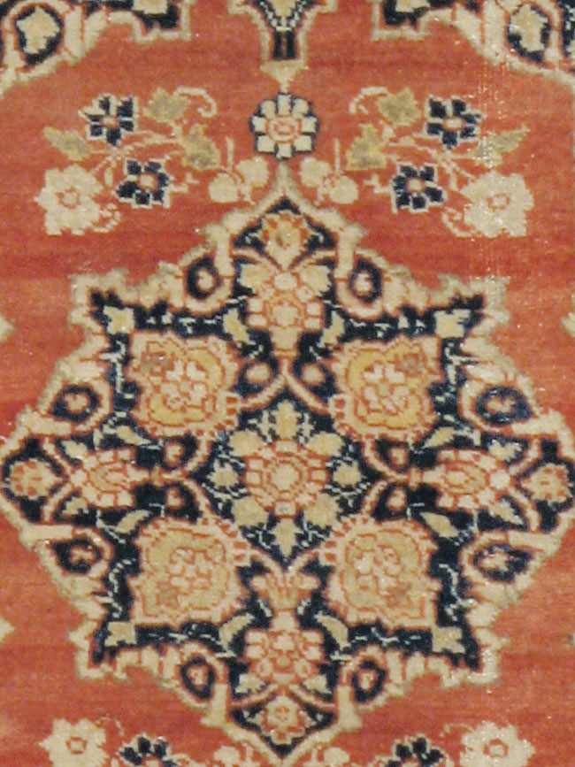 Antique Persian Tabriz Hagi Jalili Rug, No.17918 - Staging