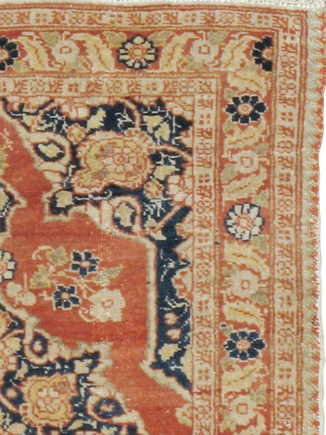 Antique Persian Tabriz Hagi Jalili Rug, No.17918 - Staging