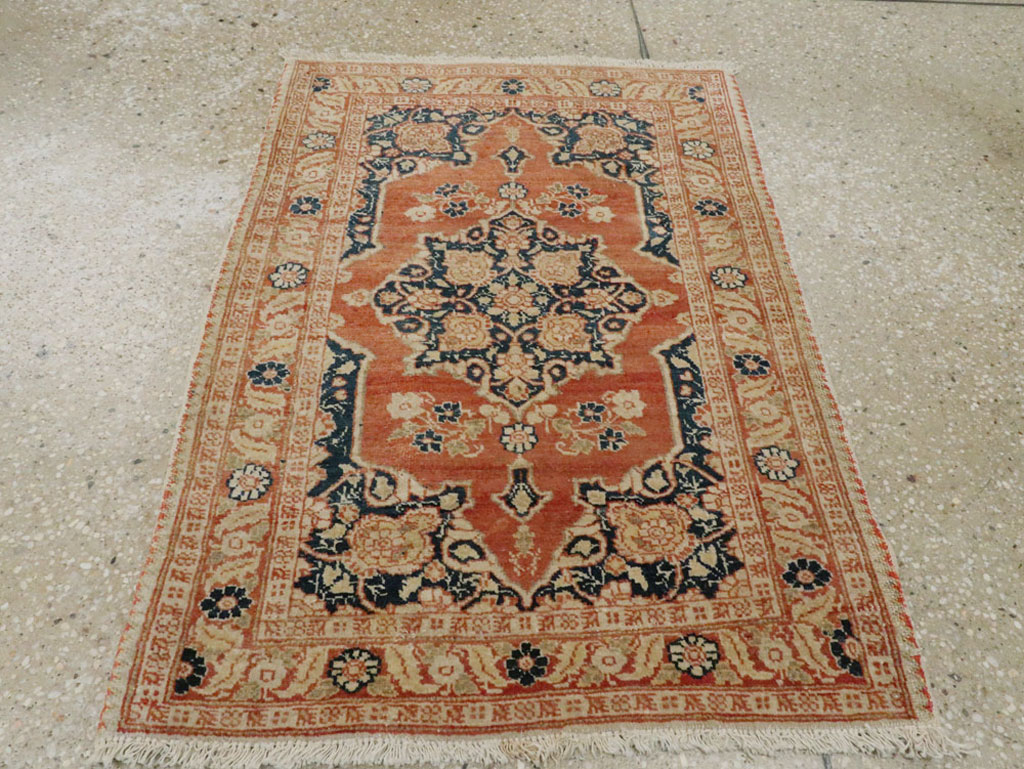 Antique Persian Tabriz Hagi Jalili Rug, No.17918 - Staging
