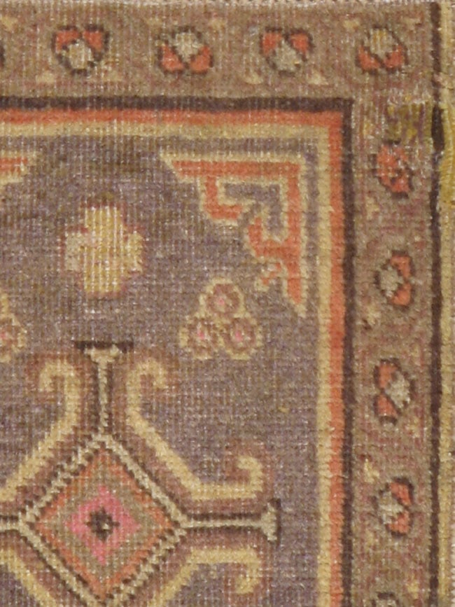 Antique East Turkestan Khotan Rug, No.17920 - Staging