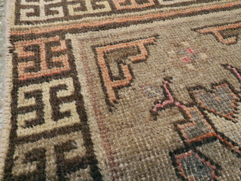 Antique East Turkestan Khotan Rug, No.17922 - Staging