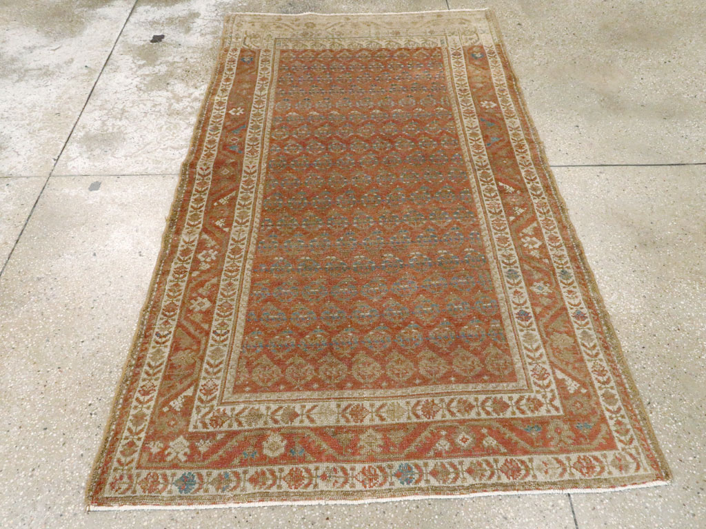 Antique Persian Malayer Rug, No.17923 - Staging
