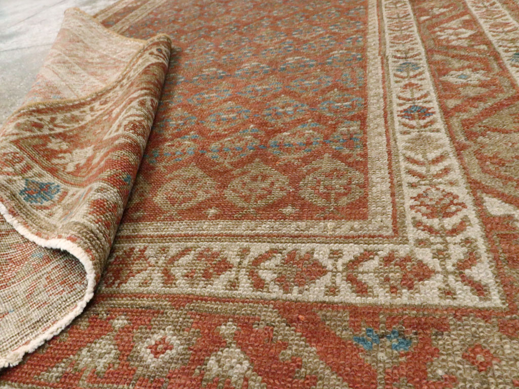 Antique Persian Malayer Rug, No.17923 - Staging