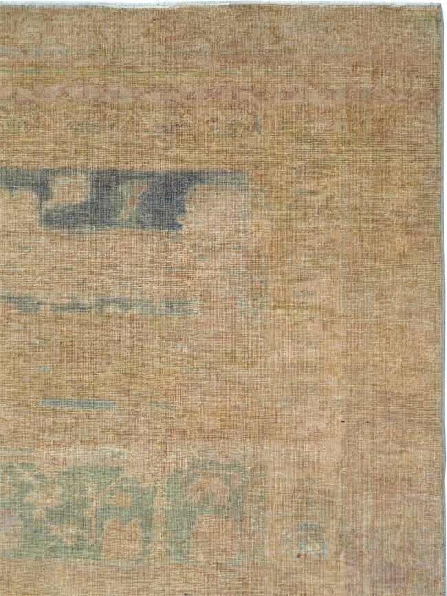 Antique East Turkestan Khotan Carpet, No.17926 - Staging