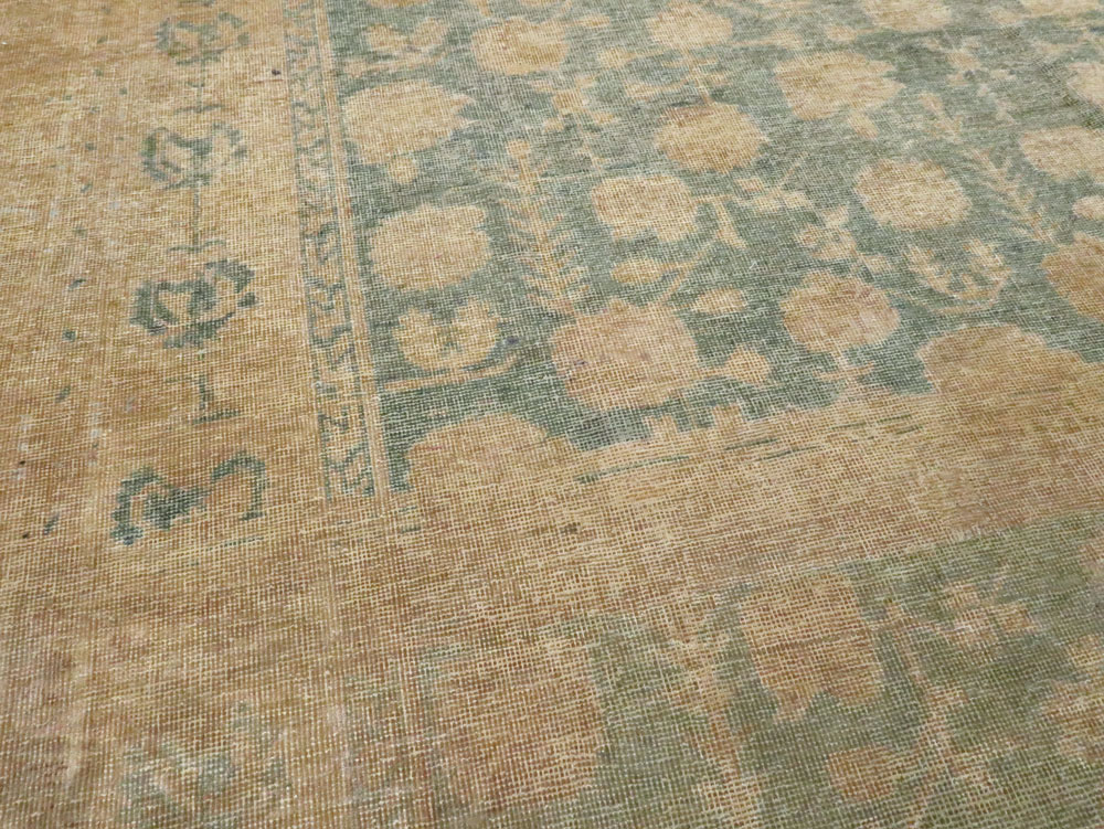 Large Antique Khotan Carpet, No.17926 - Staging