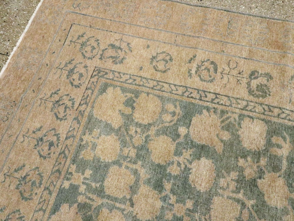 Antique East Turkestan Khotan Carpet, No.17926 - Staging