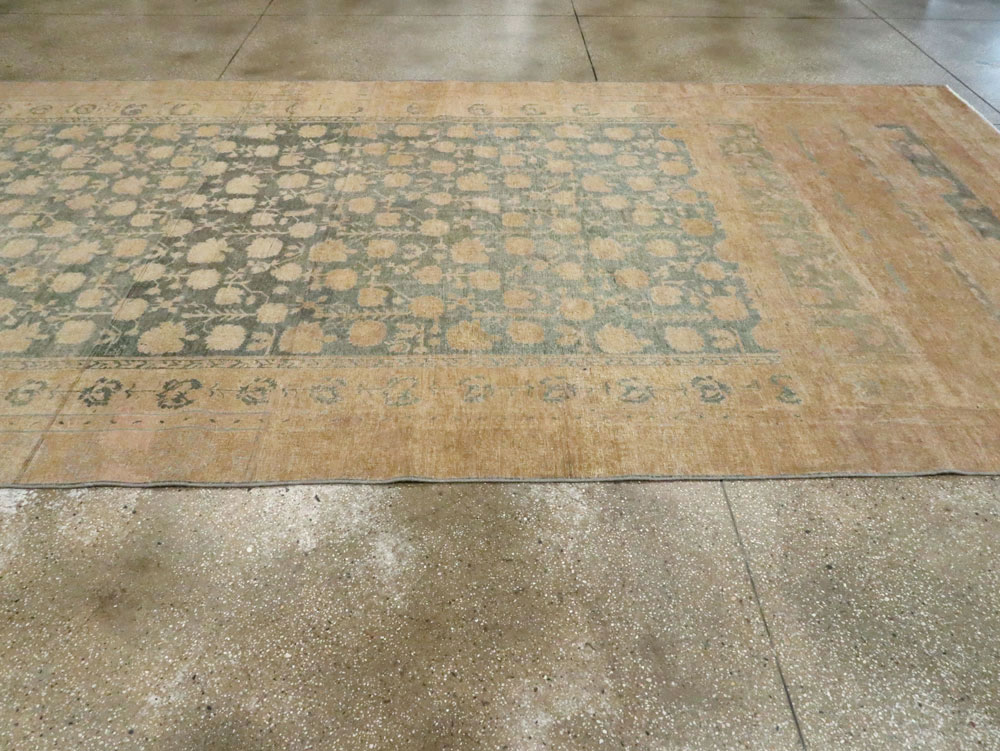 Antique East Turkestan Khotan Carpet, No.17926 - Staging