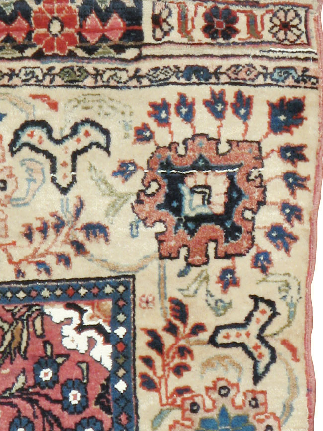 Vintage Persian Bidjar Sampler Rug, No.17937 - Staging