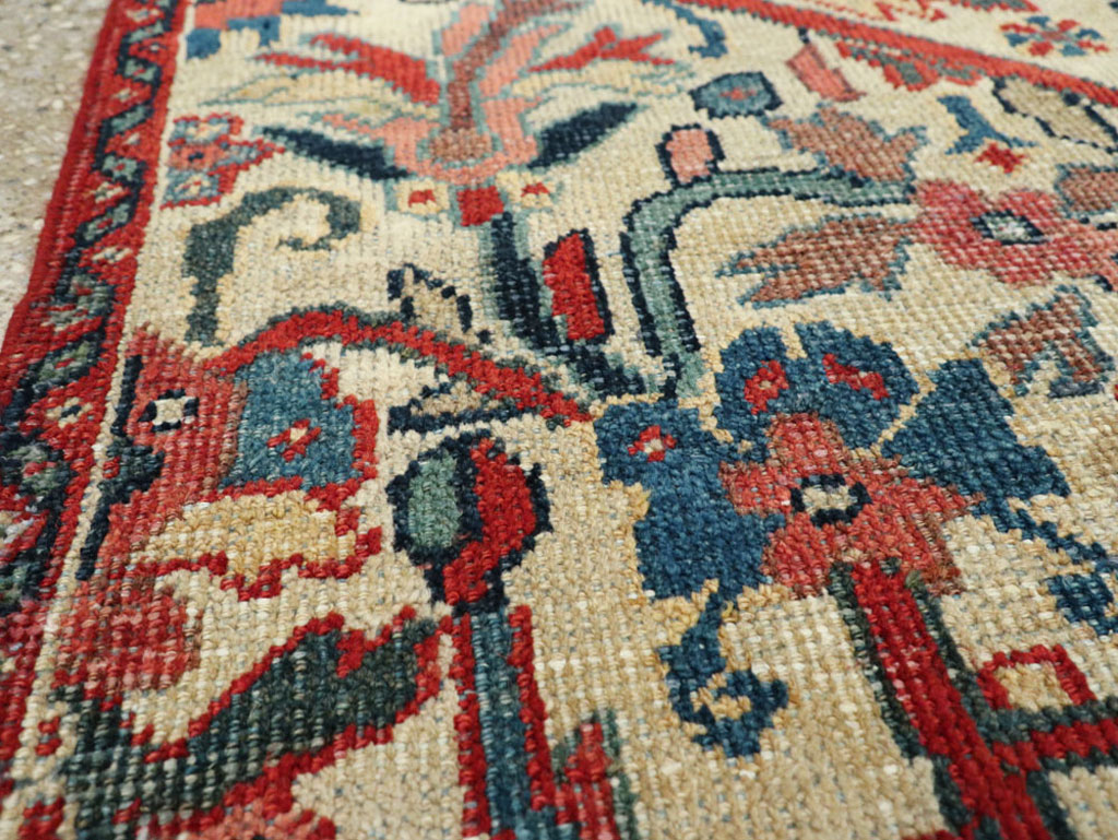 Antique Persian Mahal Rug, No.17947 - Staging