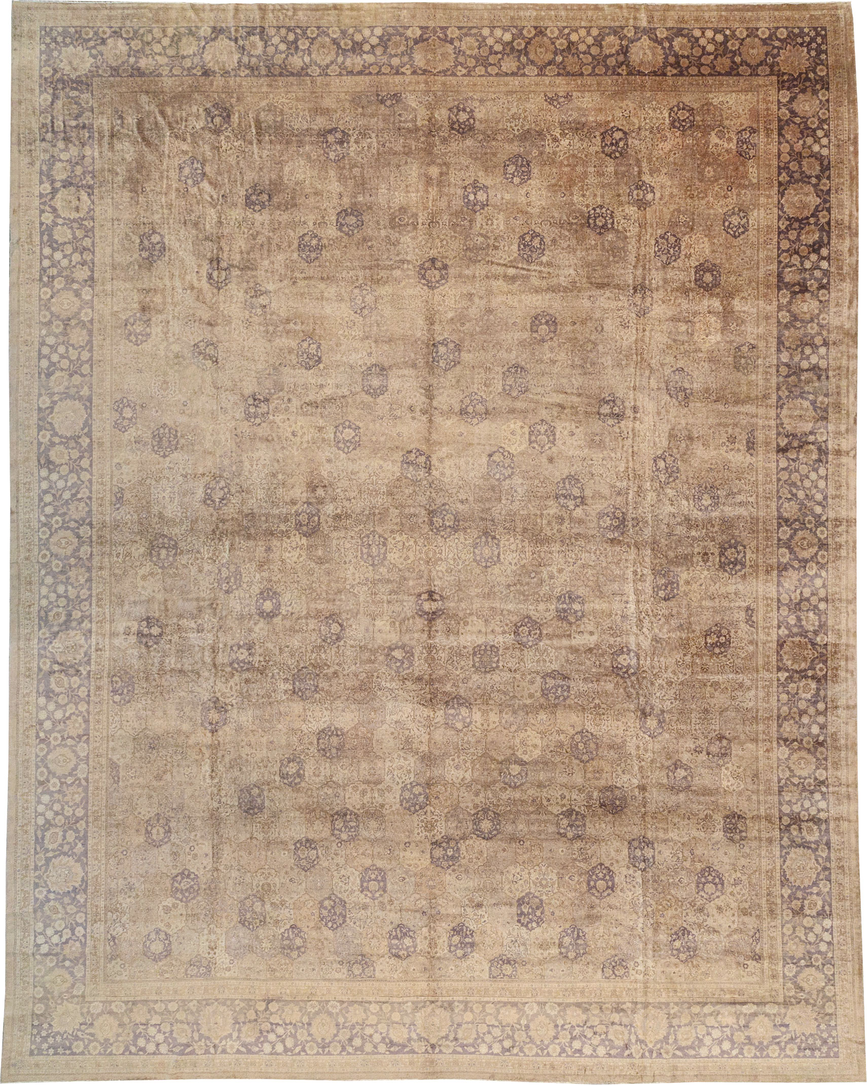 Vintage Turkish Sivas Oversize Carpet, No.17982 - Staging