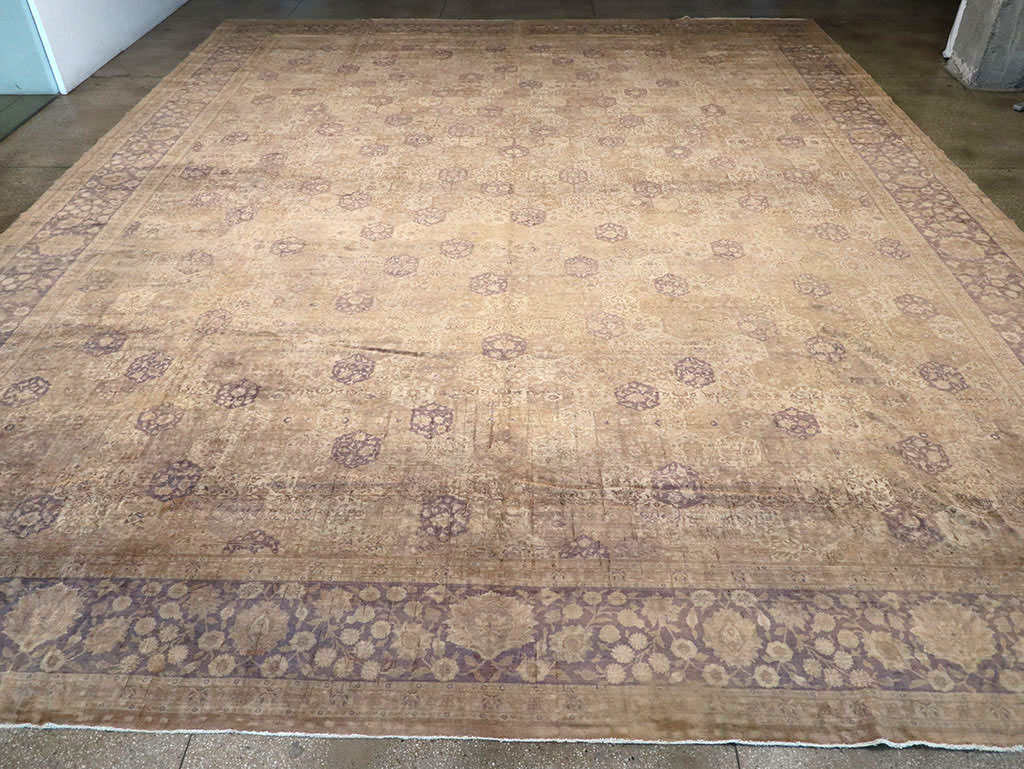 Vintage Turkish Sivas Oversize Carpet, No.17982 - Staging