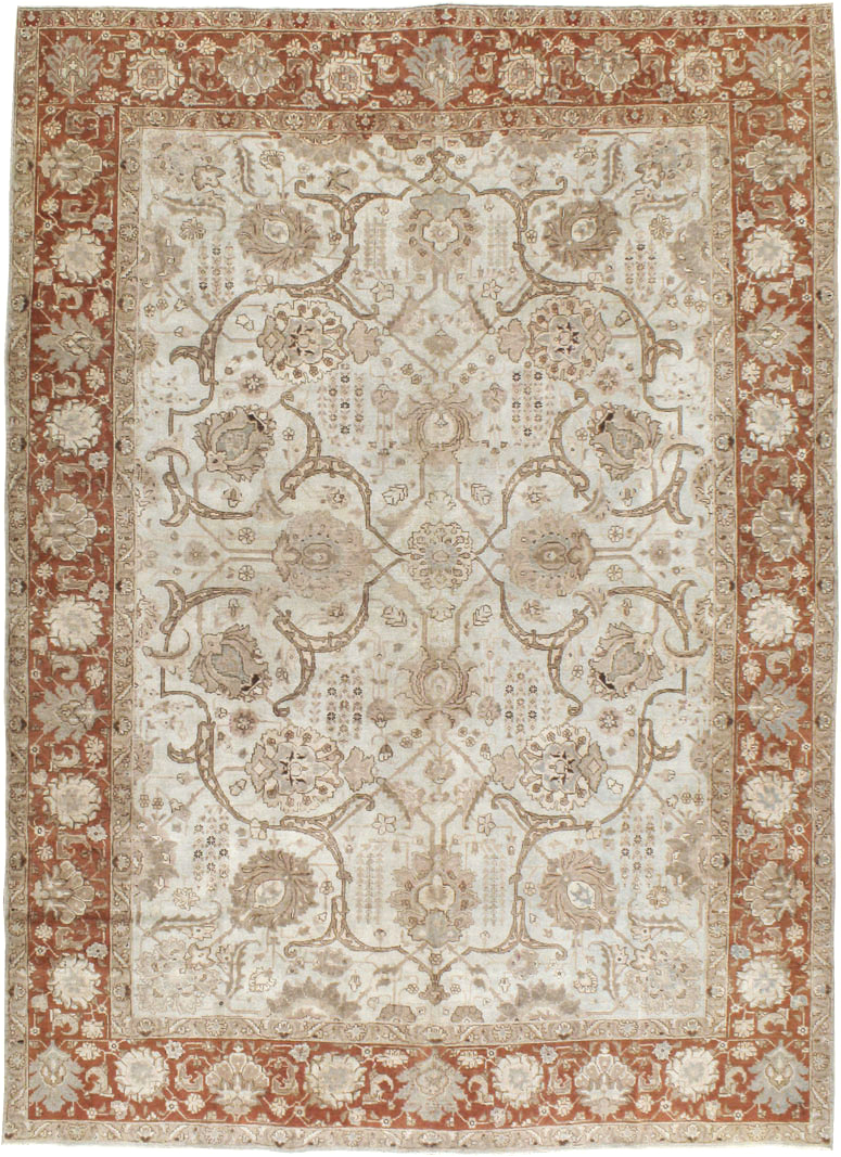 Antique Persian Tabriz Carpet, No.17986 - Staging