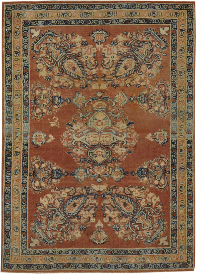Antique Persian Tabriz Hagi Jalili Rug, No.17995 - Staging
