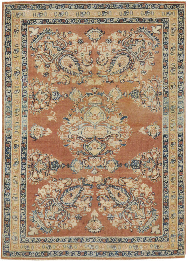 Antique Persian Tabriz Hagi Jalili Rug, No.17995 - Staging