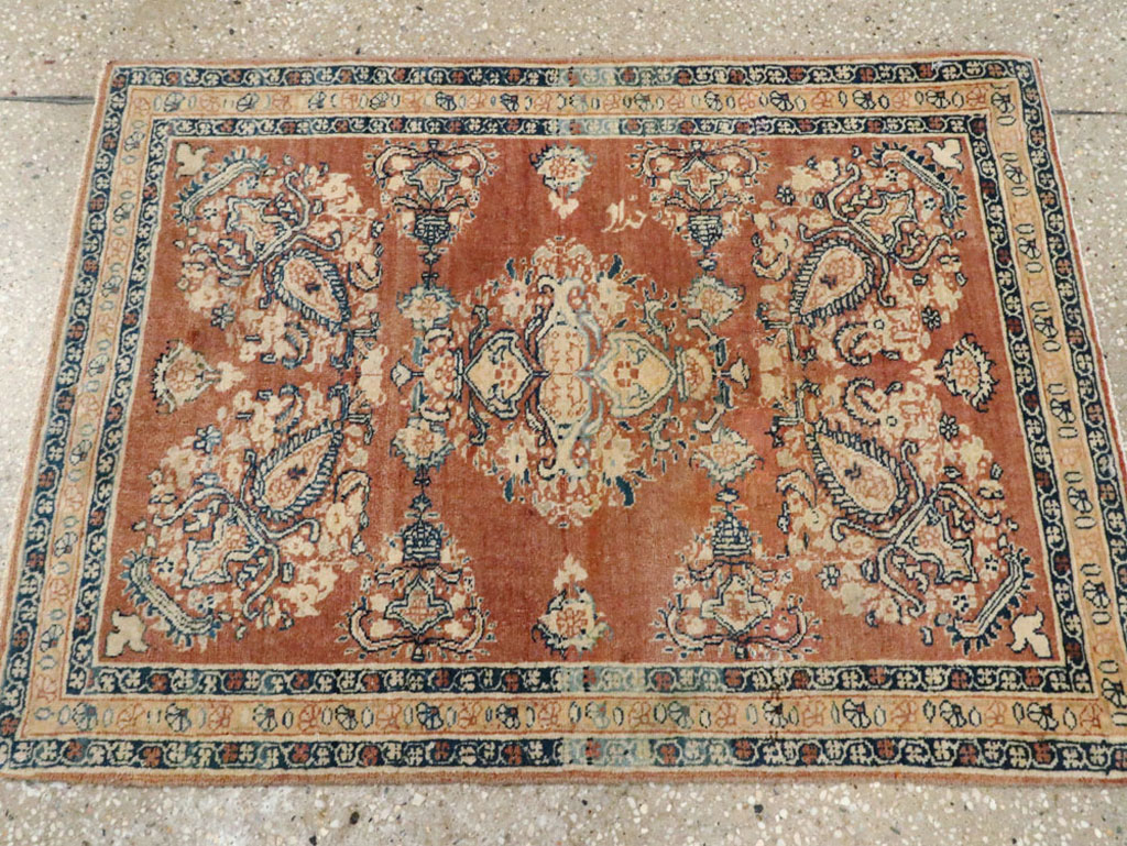 Antique Persian Tabriz Hagi Jalili Rug, No.17995 - Staging