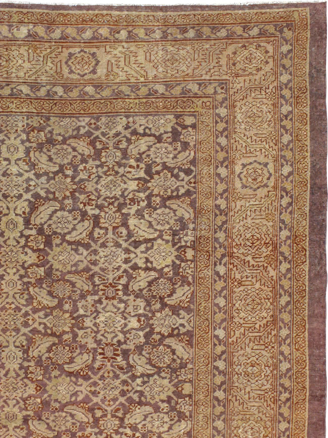 Antique Persian Mahal Carpet, No.18005 - Staging