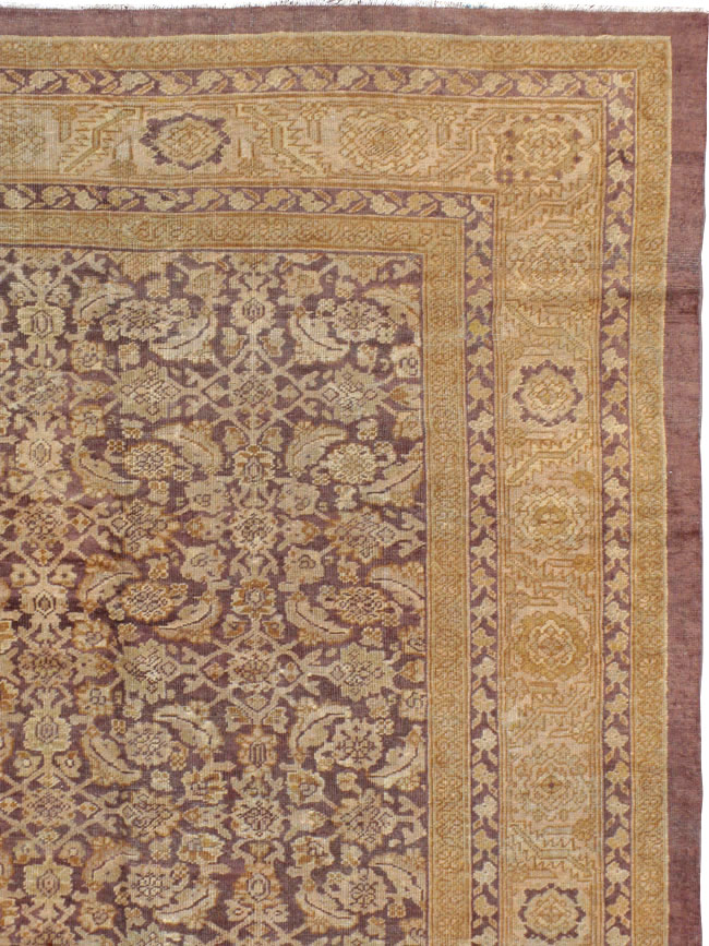 Antique Persian Mahal Carpet, No.18005 - Staging